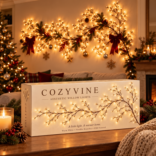 CozyVine – Aesthetic Willow Branch Lights
